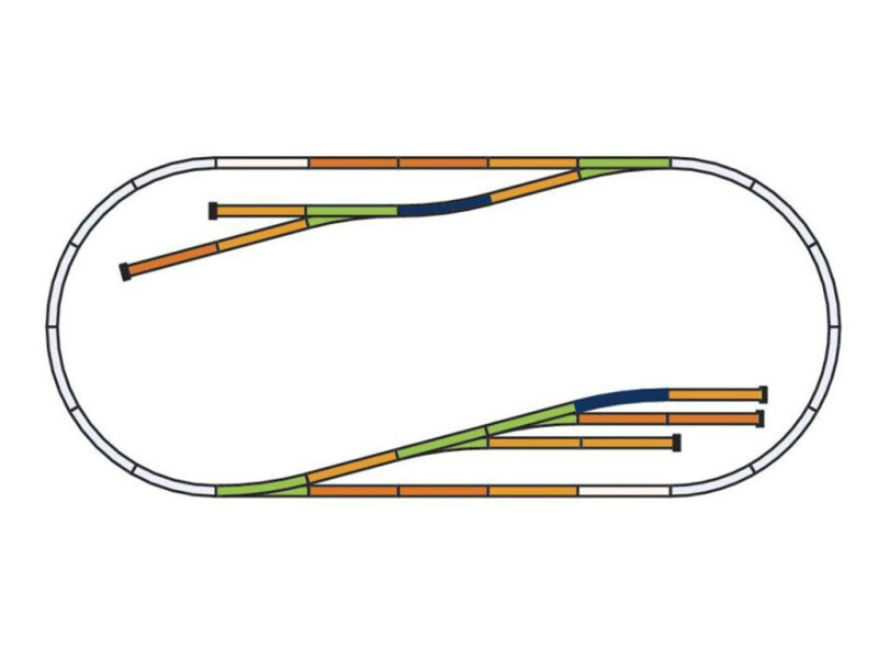 Piko Sada kolejí D (kusé koleje) - 55330
